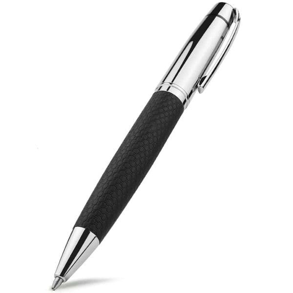 STONEGO PU Leather Ballpoint Anti-slip Retractable Rollerball Pens Smooth Writing Roller Ball Elegant Executive Pen 26Y0204