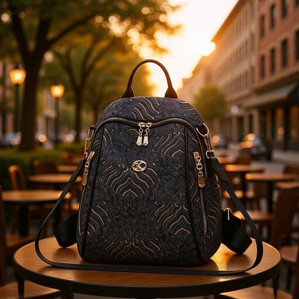 Feiyan Free Shipping Designer Bag Quilted Women's Backpack Chinese Embroidery Style Multifunctional Large Capacity Waterproof Travel Backpack