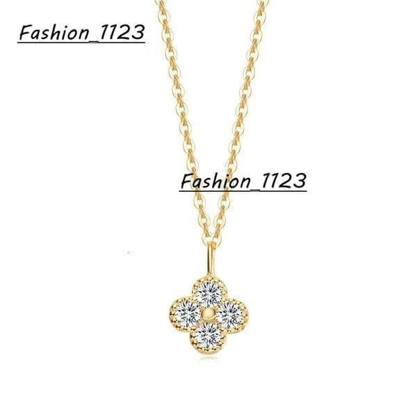 Wholesale Fashion Jewelry S925 Sterling Silver Moissanite Necklace Luxury Simple Style for Women Gift Party