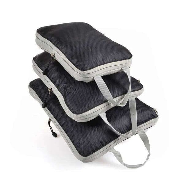 JTT Storage Bag Compressible Packing Cubes Foldable Waterproof Travel Suitcase Nylon Portable With Handbag Luggage Organizer 26W0205