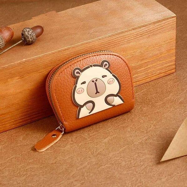 New Cartoon Water Dolphin Coin Purse Cute Mini Multi-card Organza Bag Portable Ladies Card Case Z260205