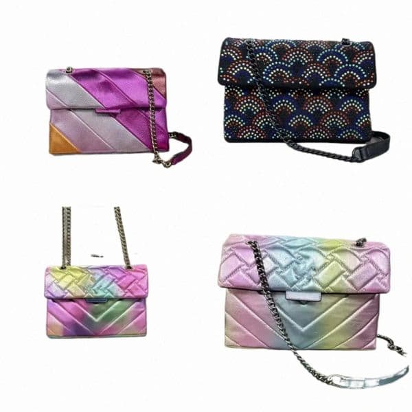 women rainbow eagles head mini evening small bags s heart purse Fashion chains crossbody girls Shoulder strap flap tote clutch designer bag c7aa#