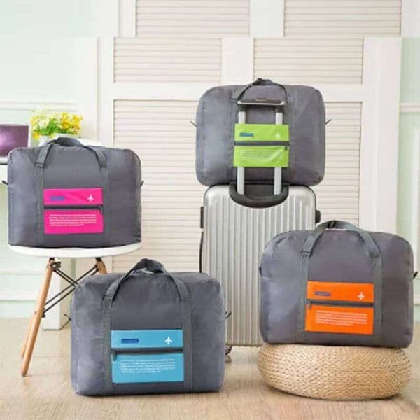 New foldable waterproof large capacity storage bag, boarding luggage travel handbag, suitable for bu 26W0205