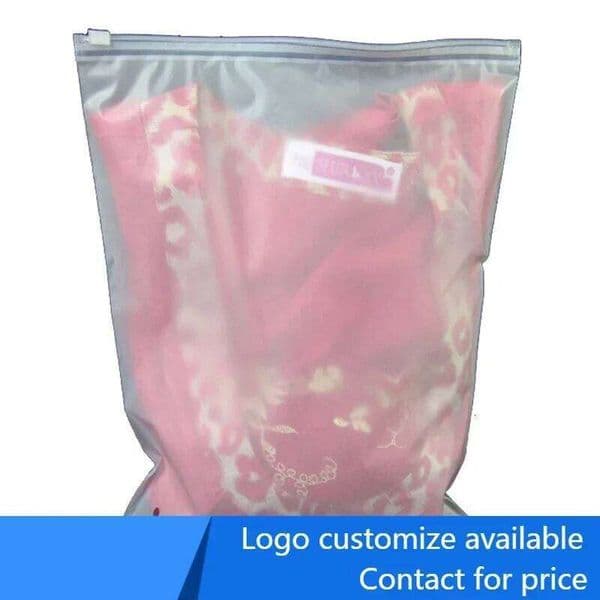20 pcs Portable Translucent Plastic Package Travel Storage Pouch Waterproof Bag Zip Suitcase Cloth Organizer 26W0205