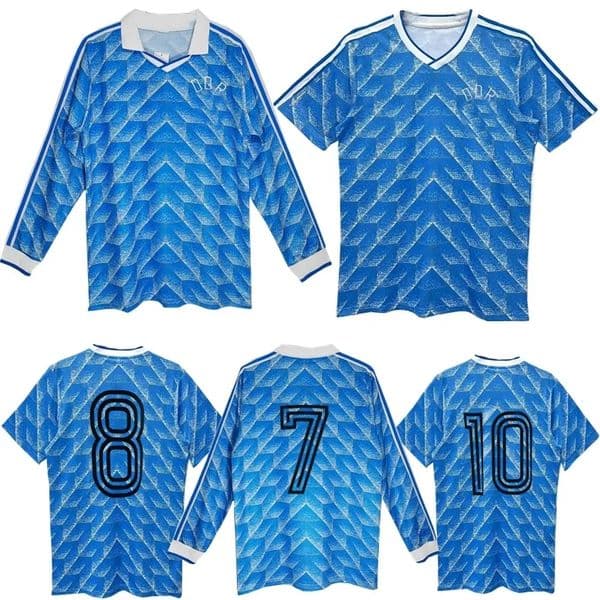 2026 New 1988 1989 1990 DDR Retro Soccer Jersey 88 90 EAST German Democratic Republic Classic SAMMER MATTHAUS VOLLER Vintage Football Long outdoor Sleeve Shirt
