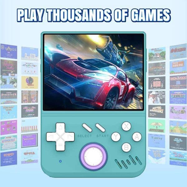 WDYQJE My Retro Handheld Game Console 3.5'' IPS Screen Portable Consola Games Video Gaming Player Linux System R36 Mini H260205