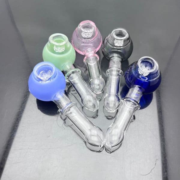 Glass Pipes Smoking Hand-blown Beautifully Handcrafted Smoking Pipe New color thickened oversized snowflake filter pipe