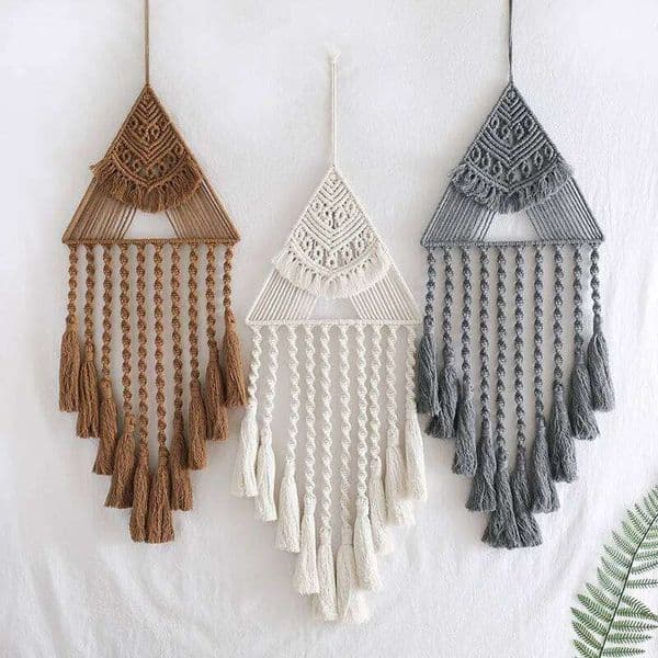 1pcs Handwoven Tapestry Boho Decor Dream Catcher Home Living Room Bedroom Wall Hanging Decoration Hangings 26H0205