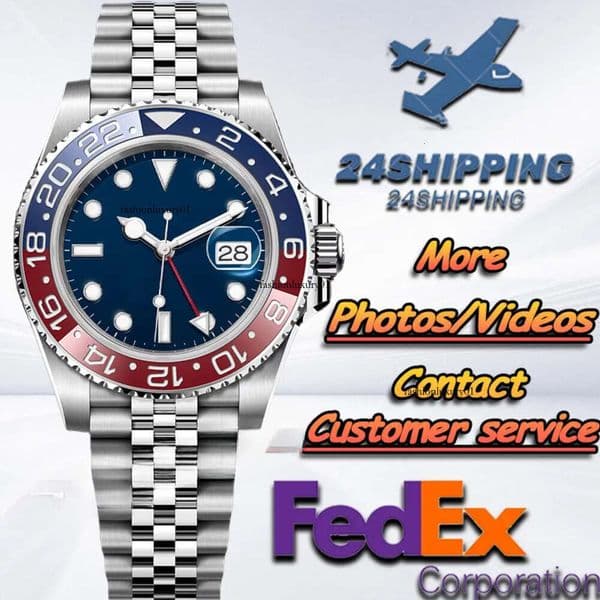 Mens High Quality 904L Clean factory Top 3285 Watch Automatic nical Movement 1:1 Ceramic Circle Gmt Standard Time 40mm WaterProof 2024 Wayne r7