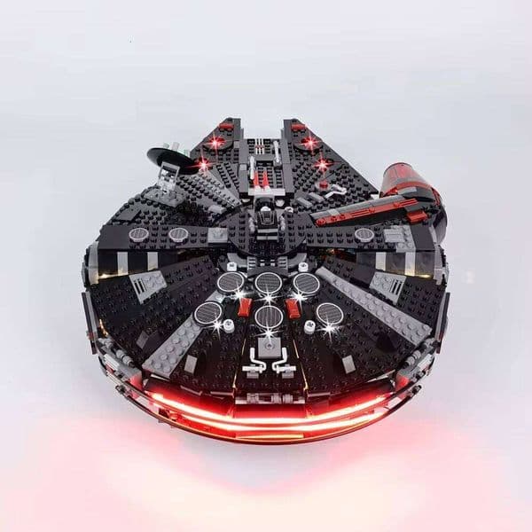 2026 New New Falcon Millennium Dark Spaceship Model Building Blocks Puzzle Assembly Battle Series Toys Adult Boy Birthday Gift 26W0205