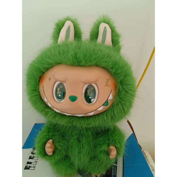 38Cm Custom Edition Labubu Chief Big Angel Series Vinyl Trendy Toy Plush Doll QIAOWANTONG