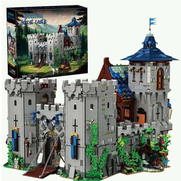 6640PCS Medieval Jungle Building Blocks Forest Castle Model Bricks Desktop Decoration DIY Toys For Kids Holiday Gifts X260205
