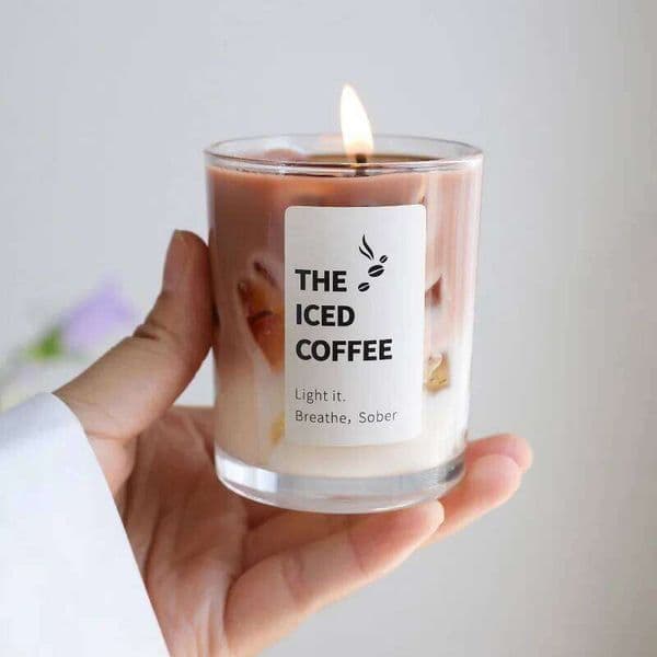 Jelly Wax Coffee Cup Aromatherapy Bedroom Smoke Free Candles Romantic Atmosphere Fragrance H260205
