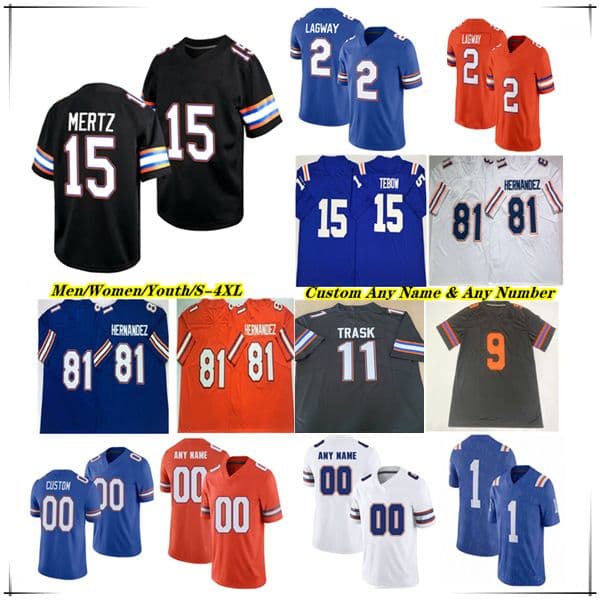 DJ Lagway College Football Jersey Jadan Baugh Vernell Brown III J. Michael Sturdivant Hayden Hansen Myles Graham Castell Tim Tebow Eugene Wilson III Jayden Woods 4XL