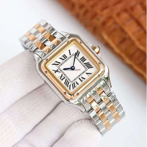 Designer Women Lady Quartz Classic Panthere Watches 316L Stainless Steel Wristwatch Brand Dia Watch High Quality Sapphire Design 1111ess r7