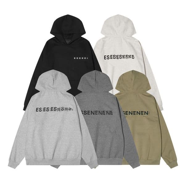 Mens designer hoodies season 8 oversized Fleece Hoodie high street solid color Casual Pullover