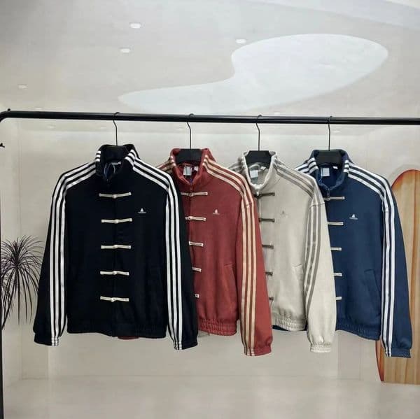 tang jacket New Year Jacket campus Jacket Spliced Stand Collar Spring Buttoned Fashion Retro Tang Single Breasted Men Designer Coat
