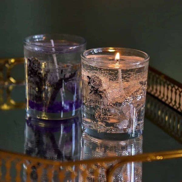 Glass Cup Real Floral Fragrance Scented Candles Home Creative Candle Jars Decorations m H260205