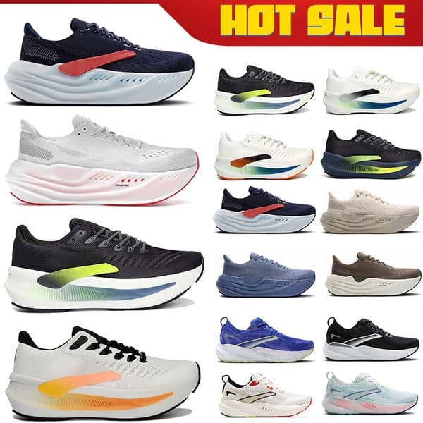 Designer men women running shoes brooksshoes sneakers glycerin 2 22 shoe White Black Diva Pinkmesh Ebony Breathable outdoor shoe mens womens sports trainers