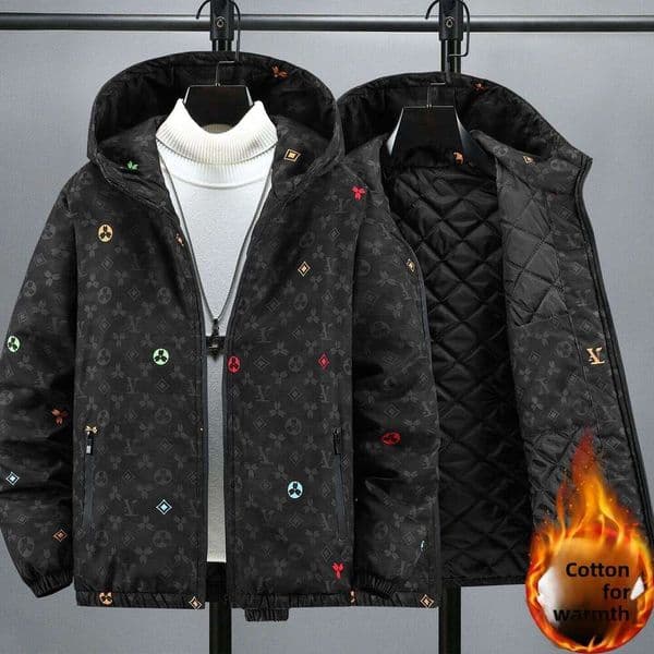 2025 Autumn Winter New Men's Thickened Trendy Stylish Coat Student Cotton Padded Jacket