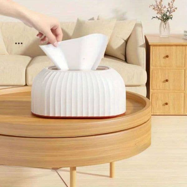 1 Piece Of Household Extraction Paper Box, With Spring, High Appearance Level, Light Luxury, Living Room, Desktop, Tissue Box 26Y0204