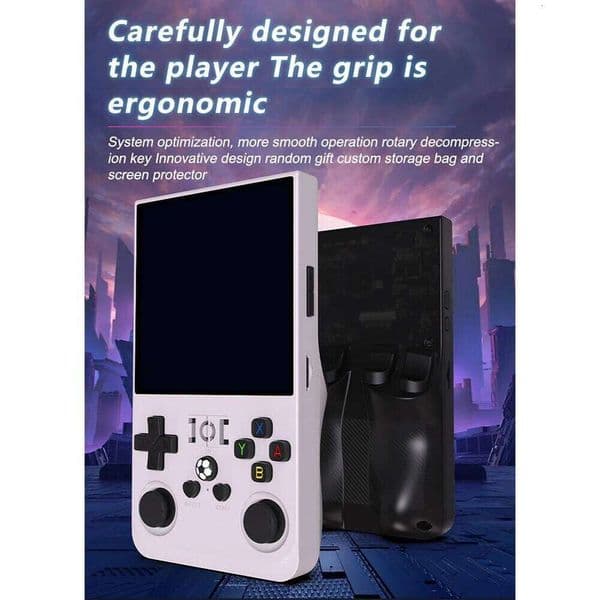 R36MAX Handheld Retro Game Console 4.0 IPS Screen 6h Battery Life Replace Practical Portable Versatile Connectivity Accessories H260205