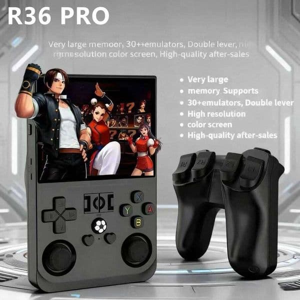 FLLTF retro 3.5'' TV Classic Portable R36 PRO console PSP for GBA arcade 30+ emulators game handheld H260205