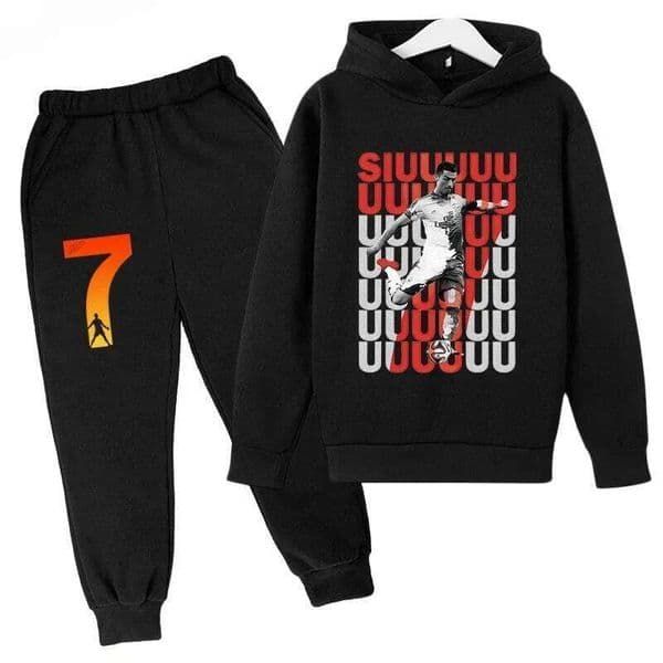 Spring Autumn Children's Brand Print Sports Hoodie+Pants Suit 2-piece Set Boys Girls Clothes Casual Fashion Kids Tracksuits X260205
