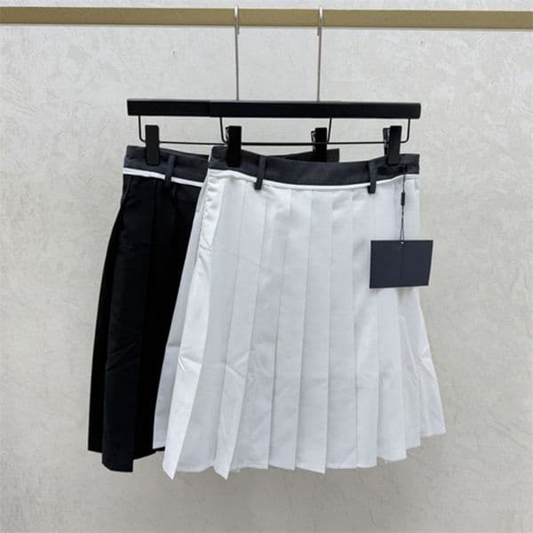 Women Y2K Pleated Mini Skirt Preppy Style High Waisted A Line Skirt Outdoor Casual Sport Skirts
