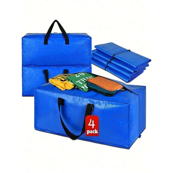 1/2/4Pcs Multifunctional Large-Capacity Pe Material Shoulder Strap, Christmas Tree Leaf Wood Block Tote Extra-Large Bag Supplies, Mo 26W0205