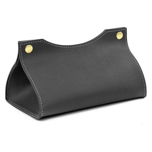 PU Leather Tissue Large Waterproof Napkin Holder Multi-purpose Foldable Storage Paper Box Living Room Kitchen 26Y0205