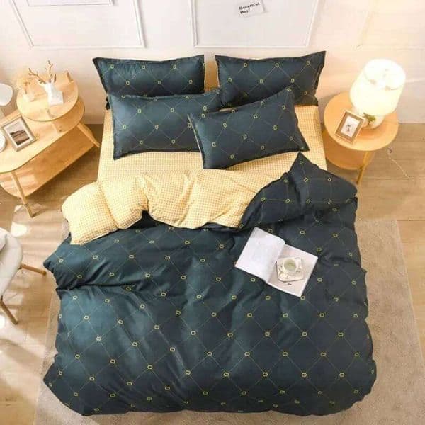 New Comfortable Soft Skin-friendly Aloe Vera Four-piece Set Active Cotton Bedding Sheet Quilt Cover 26Y0205
