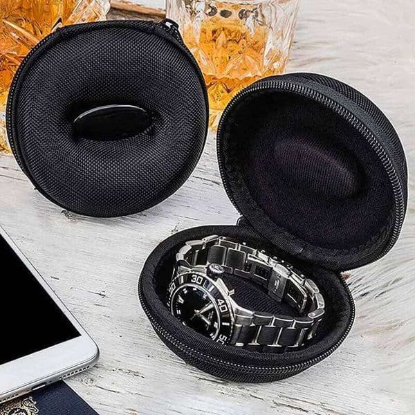 Portable Single Travel Zipper Case Box Holding Wristwatch Smart Watch Protective Bag Pouch Cover Waterproof Gifts Boxes 26W0205