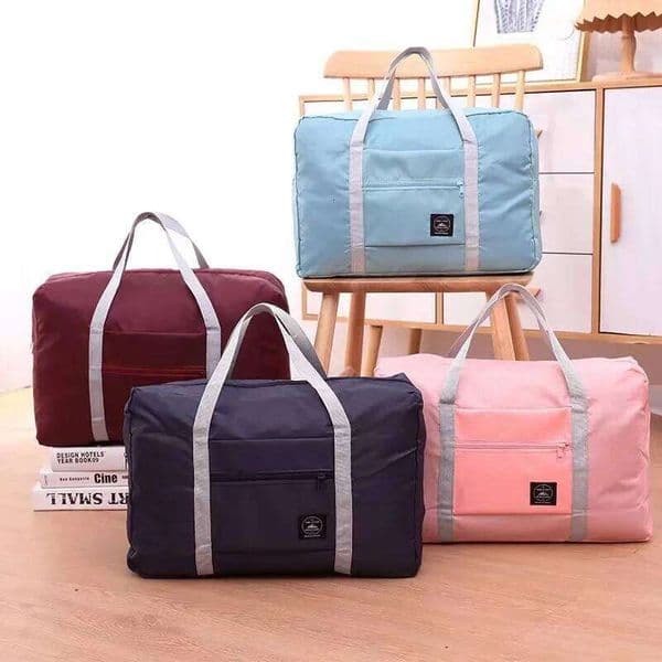 Foldable Bags Nylon Large Capacity Bag Luggage WaterProof Handbags Women Men Travel Storage Clothes Packaging Organizer 26W0205