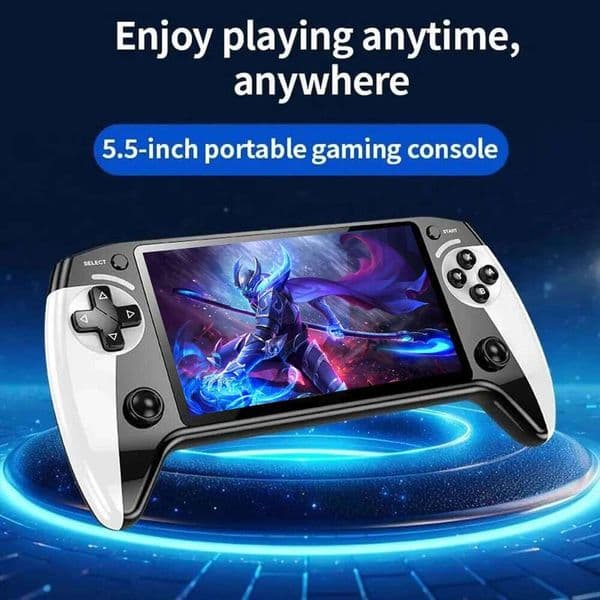 Retro Handheld Game Console 5.5 Inch Screen with 20000+ Games 1080P Full HD Supports TF Card Play Games/Music/Movies/E-books H260205
