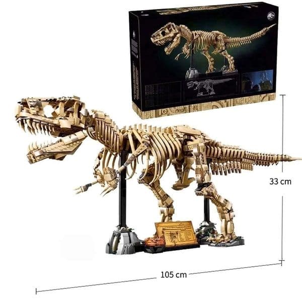 2026 New MOC 76968 Tyrannosaurus Rex Fossil Skeleton Model Home Decor Children's Boys' Holiday Gift 26W0205
