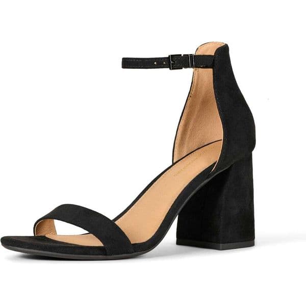 Women High Heel Nola womens designer shoes woman shoe 100% leather Suede Thick heels Metal Slides beach Sandals High heeled slipper Large size