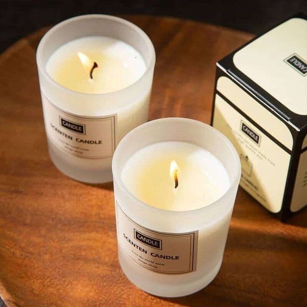 Handmade Soy Wax Aromatherapy Smoke-Free Atmosphere Candle for Relaxing And Stress H260205