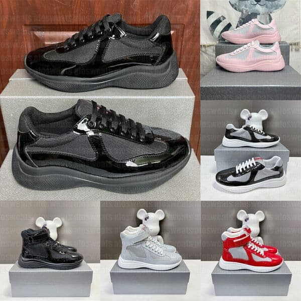 2026 New model Americas Chaussure Designer Sneakers Casual Running Mens Trainers Women Sport Outdoor Flat Red Platform Mesh Nylon Shoes Big size 35-48