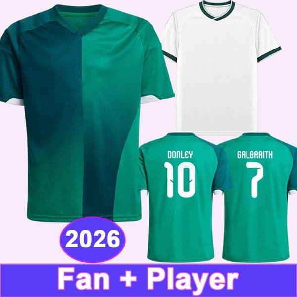 2026 Northern Ireland National Team Mens Player Soccer Jerseys BRADLEY GALBRAITH DONLEY SMYTH MAGENNIS Home Away Football Shirts Shorts