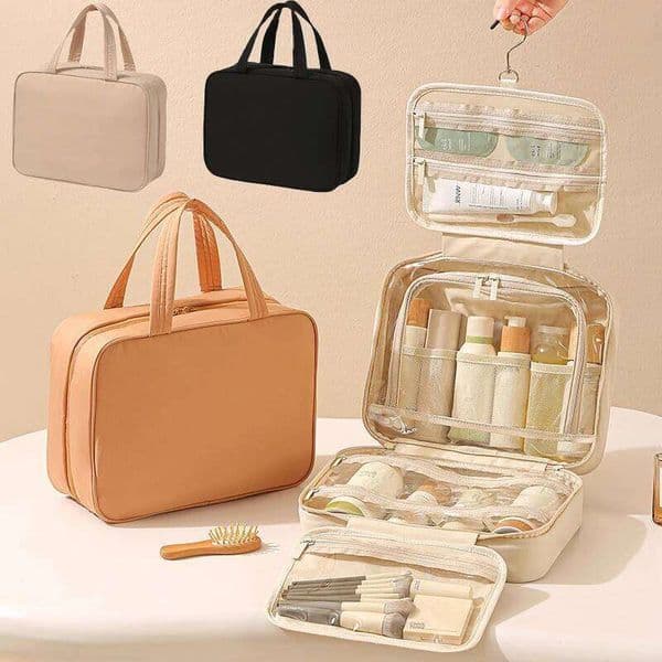 New Hanging Cosmetic Bag for Women Portable Makeup Organizer Large Capacity Travel Toiletry Storage Bags 26Y0206