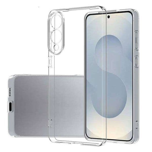 Clear Phone For Samsung Galaxy S24 S23 Plus S22 Ultra S21 Fe S25 Edge A07 A17 A56 A36 A26 A16 A06 Silicone Soft Case J260205