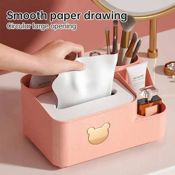 Tissue Living Dining Room Tea Table Desktop Multi functional Storage Box 26W0206