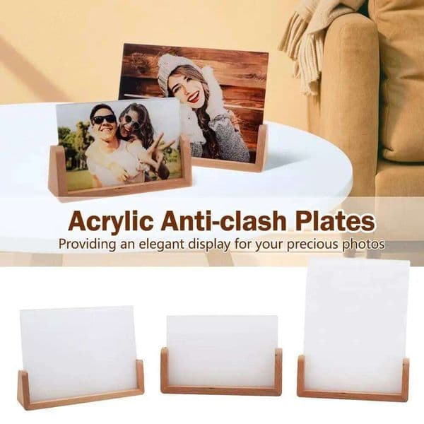 Clear Display Picture Sublimation Blank Acrylic Photo Frame Blanks For Christmas/Home Decor/DIY Craft C260205