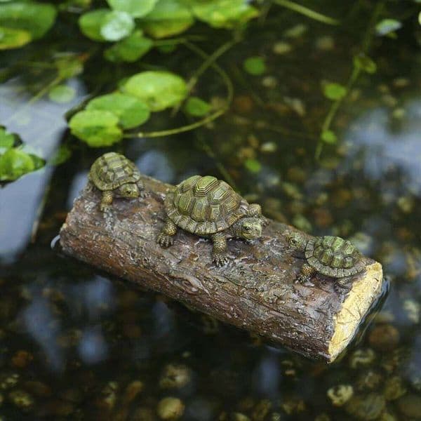 1pc Charming Floating Turtle Garden Statue - Rustic Resin Animal Figurine Pond & Yard Decor, Perfect for Thanksgiving 26H0206