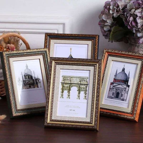 Court Retro Style Home Decoration, Picture Three-Dimensional Photo Frame, New , Office Desktop Ornament C260205