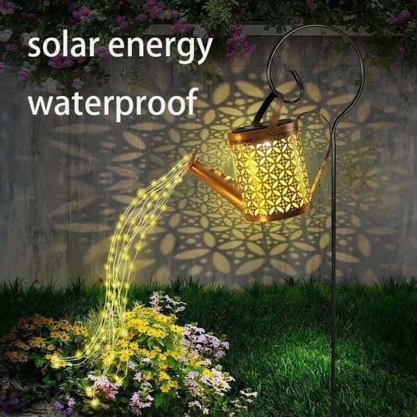 LED Solar Hanging Water Bottle Lamp Suitable For Decorative Lights In Gardens, Courtyards, And Lawns 26H0206