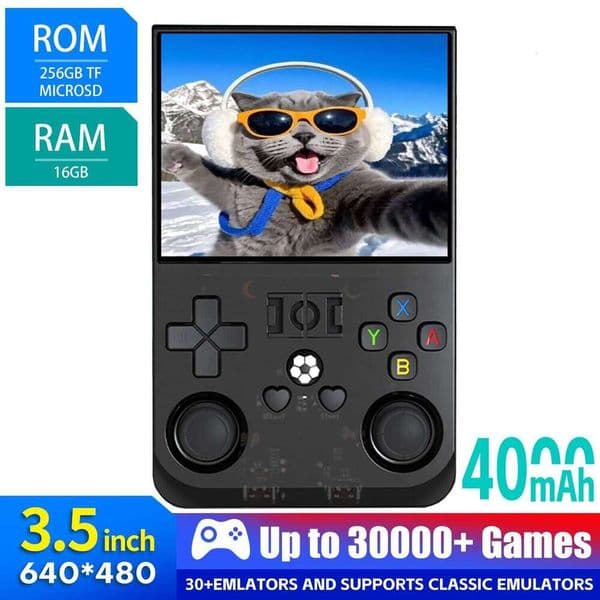 WDYQJE R36PRO Handheld Video Game Console Open Source Retro Portable Pocket Linux System Gaming Player Machine Devices Emulators H260206