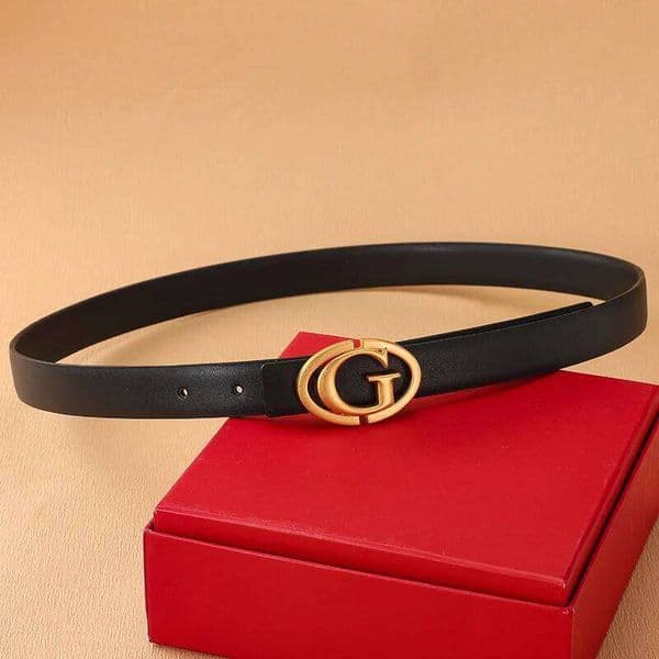 2025 New Thin 2.5cm Designer ladies Reversible Real Leather Belts Women Female Belt Buckle for Jeans dress belt Z260205