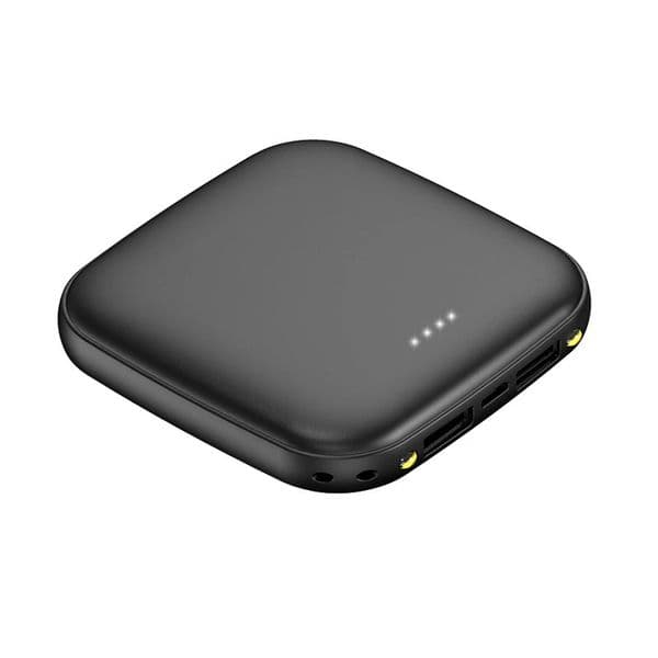 US TAX FREE 10000mAh Mini Power Bank For iPhone Xiaomi Huawei Samsung LED Powerbank 2 USB Portable Charger External Battery Pack Power Bank